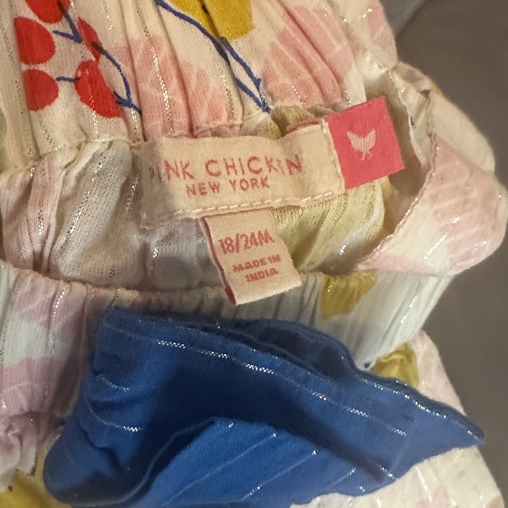Pink chicken lemon romper - Picture 5 of 5